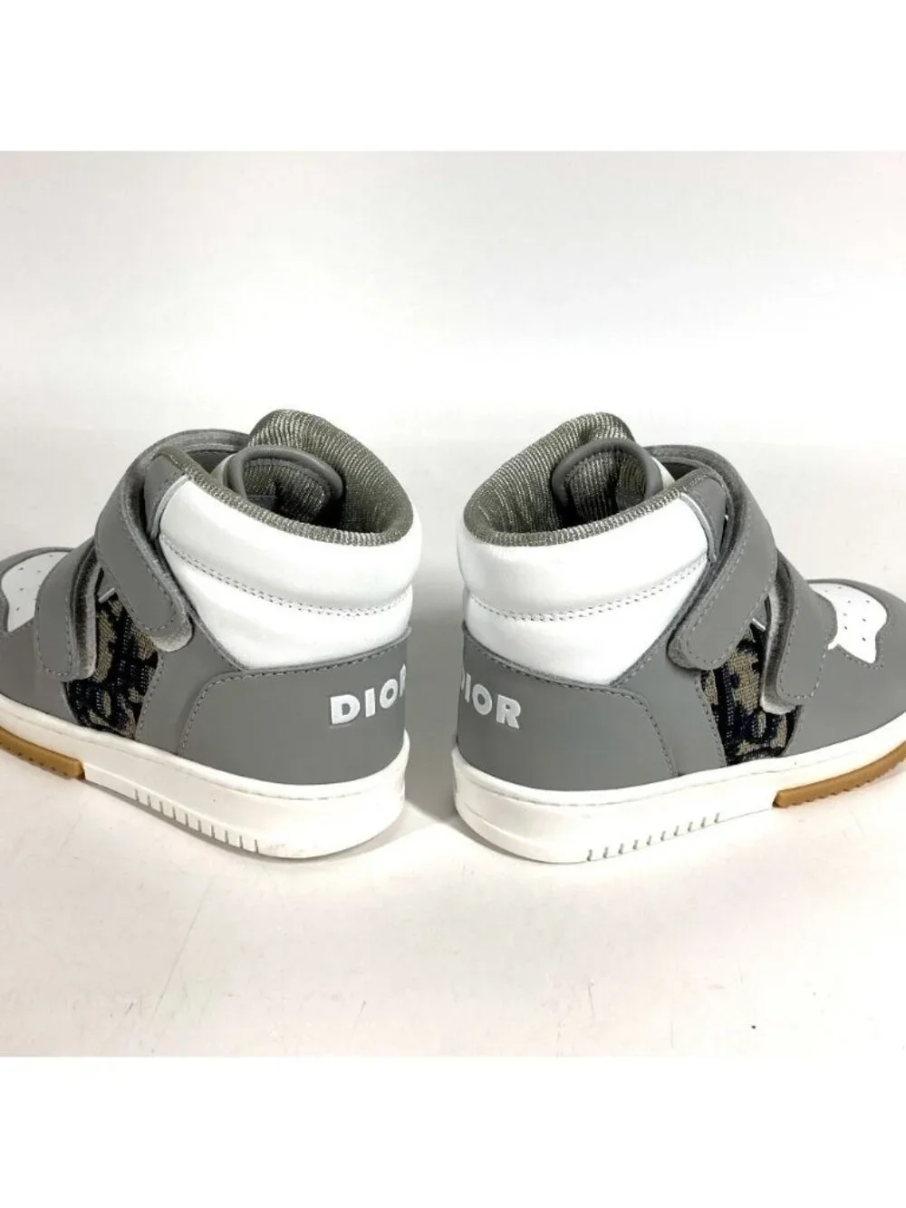 Dior Sneakers Baby Uptown Low Top Leather Gray - Picture 5 of 9